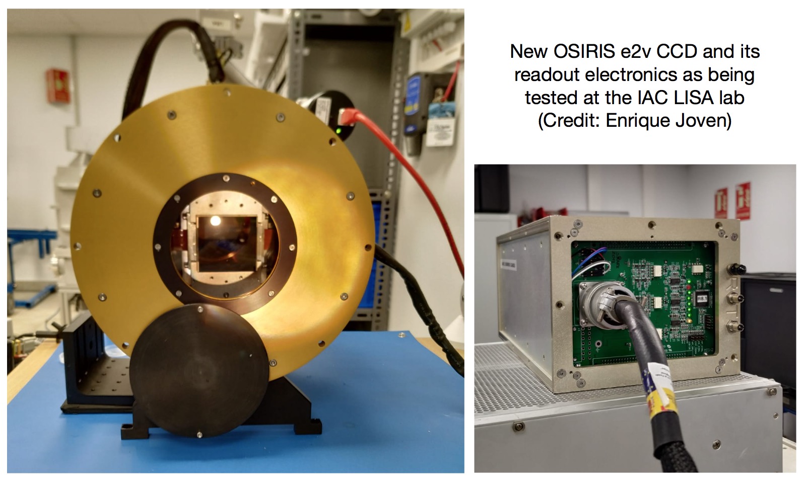 New OSIRIS e2V CCD